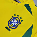 Maglia Nazionale Brasileeira Retro 2002 Gialla - Nike