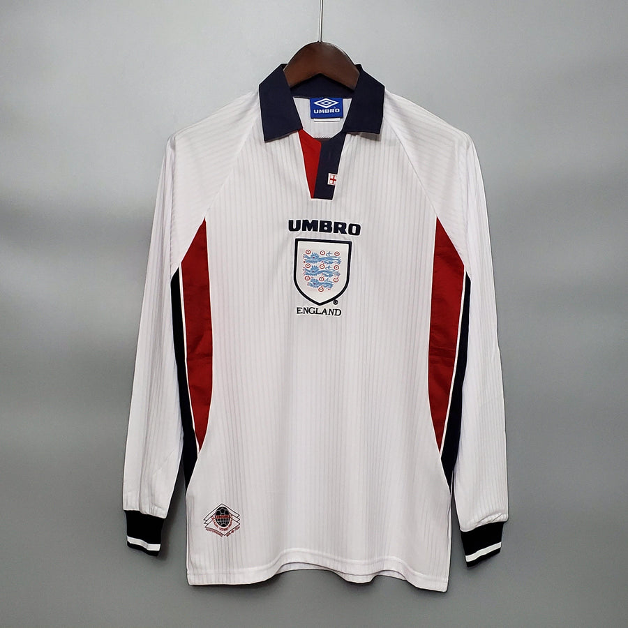Maglia Manica Lunga Nazionale Inghilterra 1998 Umbro - Bianco