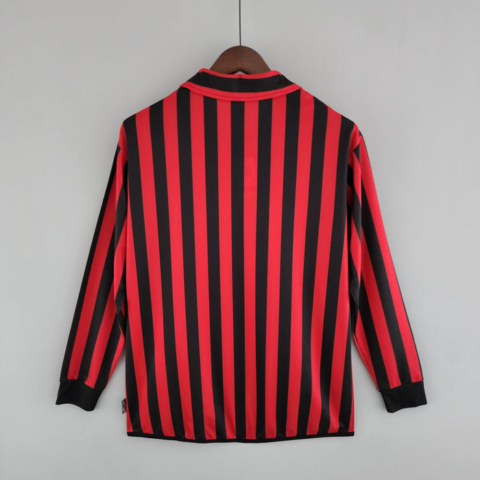 Maglia Manica Lunga Milan 1999/2000 Adidas - Nero e Rosso