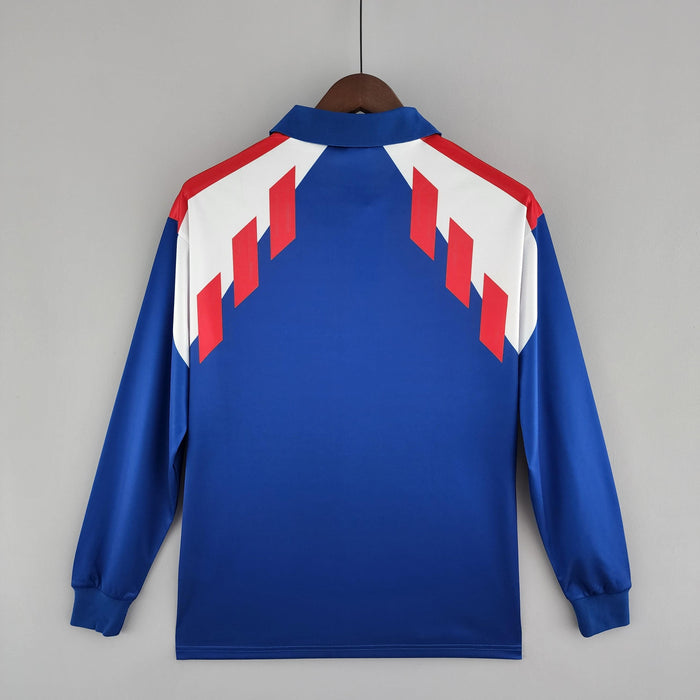 Maglia Manica Lunga Nazionale Francia 88/90 Adidas - Blu