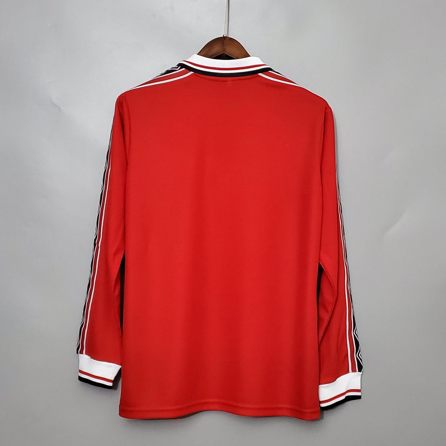Maglia Manica Lunga Manchester United 1998/99 Umbro - Rosso