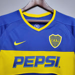 Maglia Manica Lunga Boca Juniors 03/04 Nike - Blu e Giallo