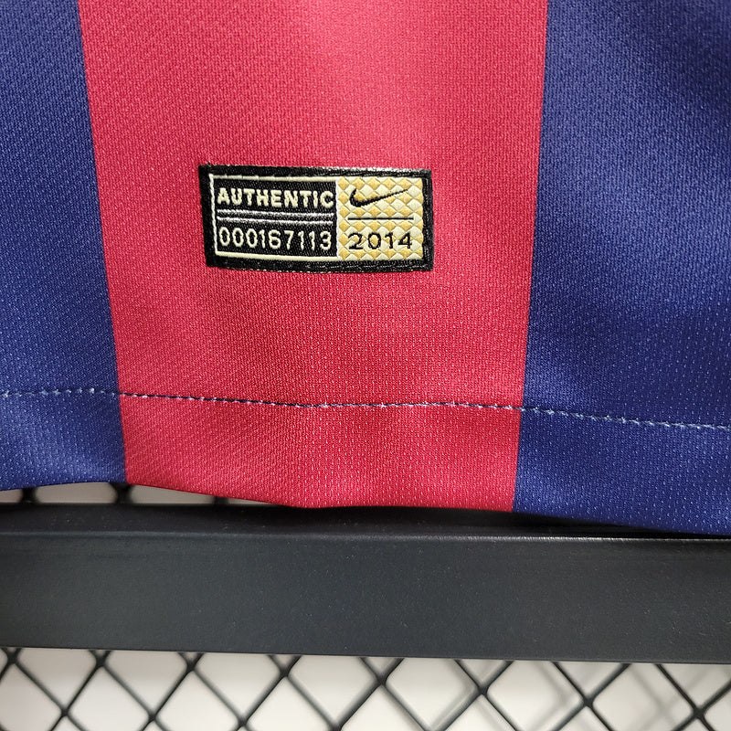 Maglia Barcelona Retro 2015 Blu e Granata - Nike