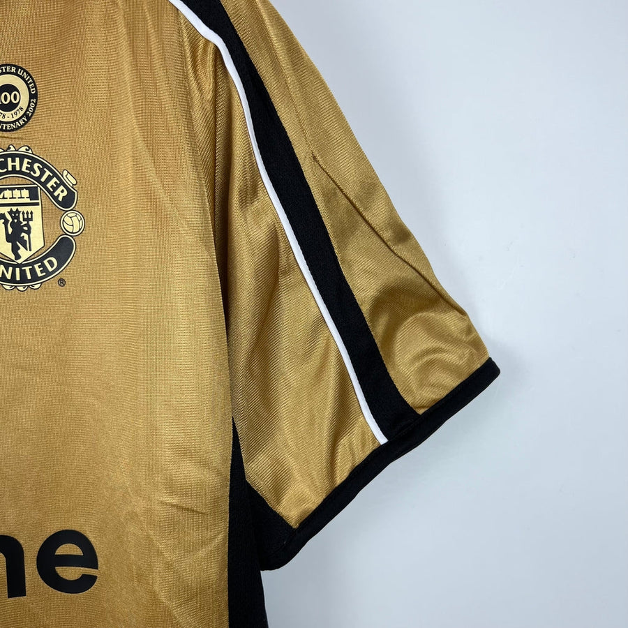 Maglia Retro Manchester United Edizione 100 Anos, Double Face