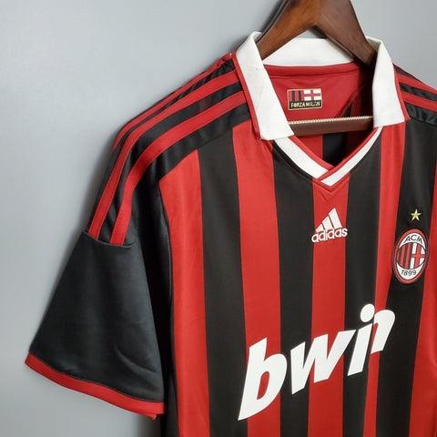 Maglia Milan Retro 09/10 - Adidas - Rossa e Nera