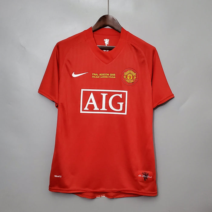 Maglia Retro Manchester United 2007/08 Champions League Edizione