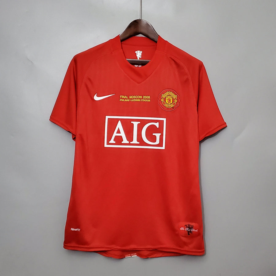 Maglia Retro Manchester United 2007/08 Champions League Edizione
