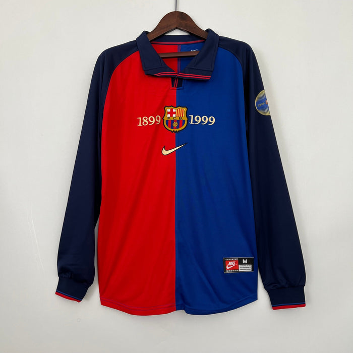 Maglia Manica Lunga Retro Barcelona 1899/99 Nike - Blu e Granata