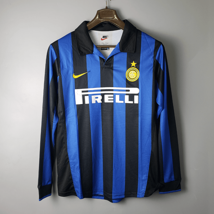 Maglia Manica Lunga Inter de Milão I 1998 Nike - Blu