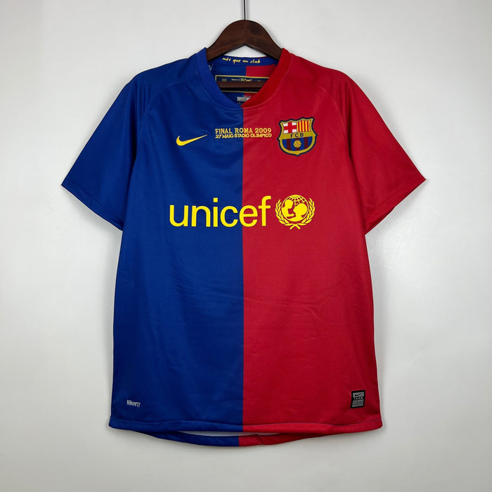 Maglia Barcelona Casa Retro 08/09 UEFA Champions League